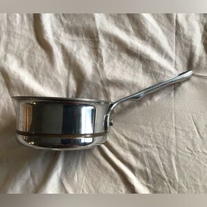 All-Clad Copper-core Stainless Steel Saucepan with Long Handle